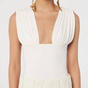 NWT The Line By K Mio White Bodysuit